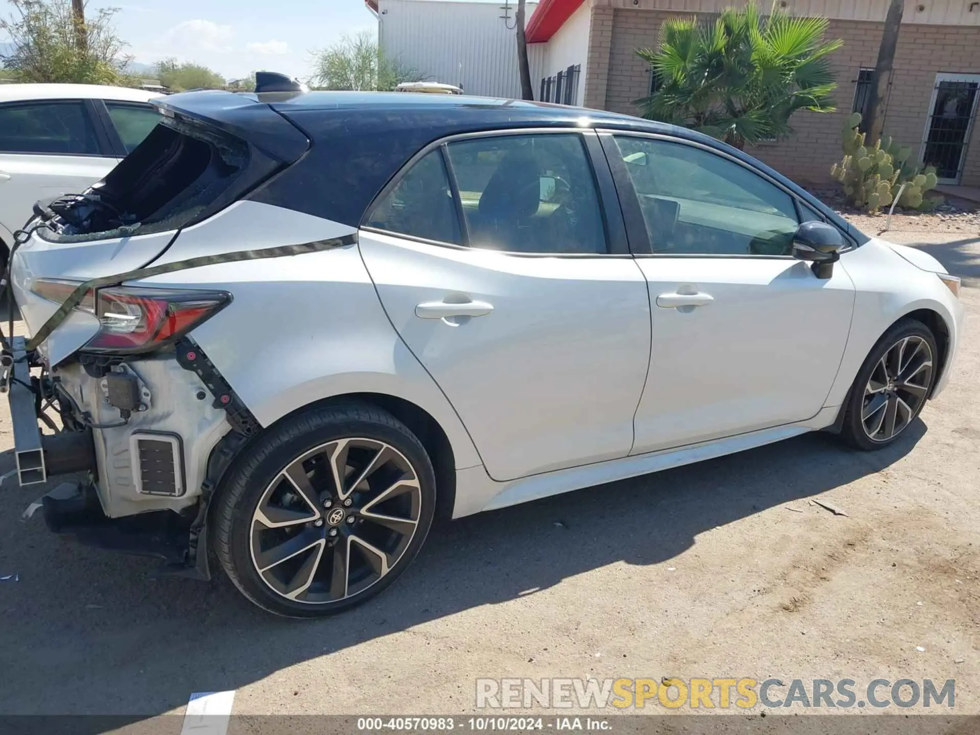 4 fotografías del automóvil dañado JTNC4MBE6M3127613 TOYOTA COROLLA 2021