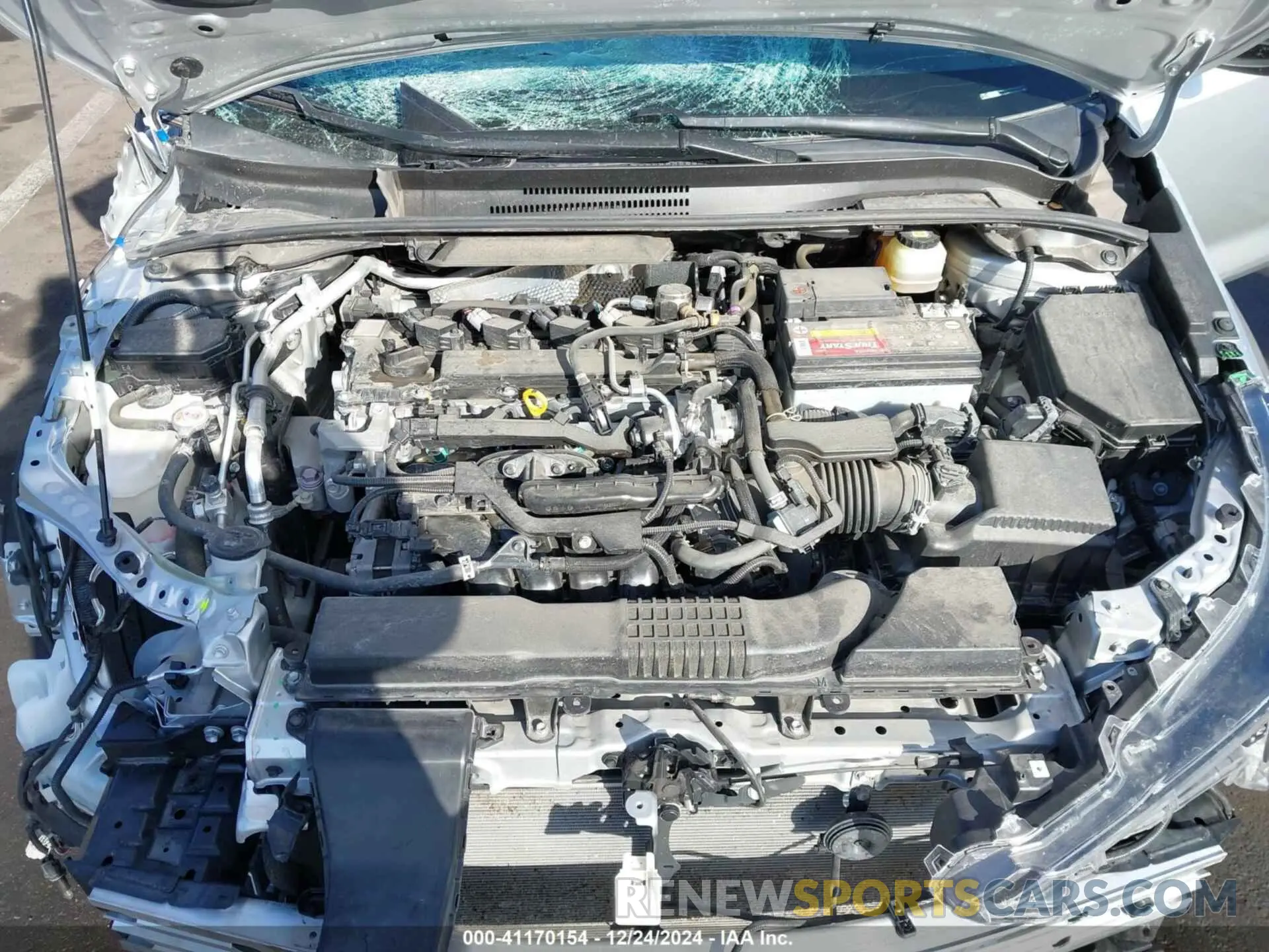 10 fotografías del automóvil dañado JTNC4MBE6M3137994 TOYOTA COROLLA 2021