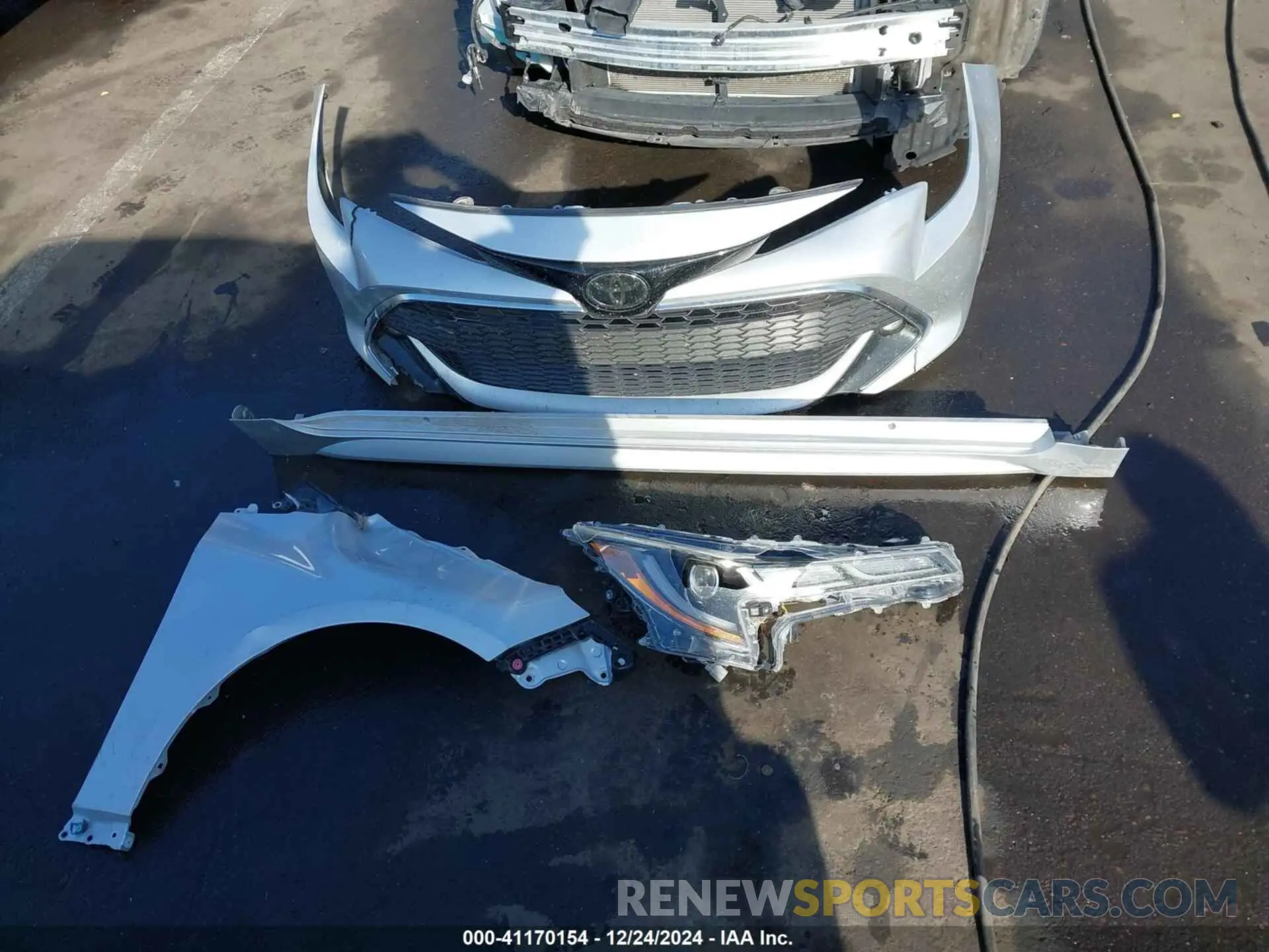 12 fotografías del automóvil dañado JTNC4MBE6M3137994 TOYOTA COROLLA 2021