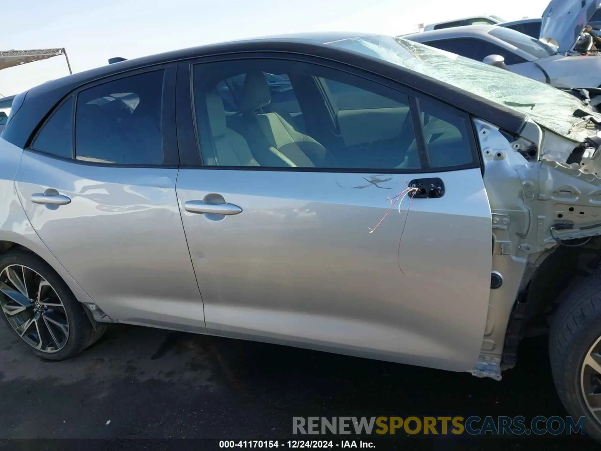14 fotografías del automóvil dañado JTNC4MBE6M3137994 TOYOTA COROLLA 2021