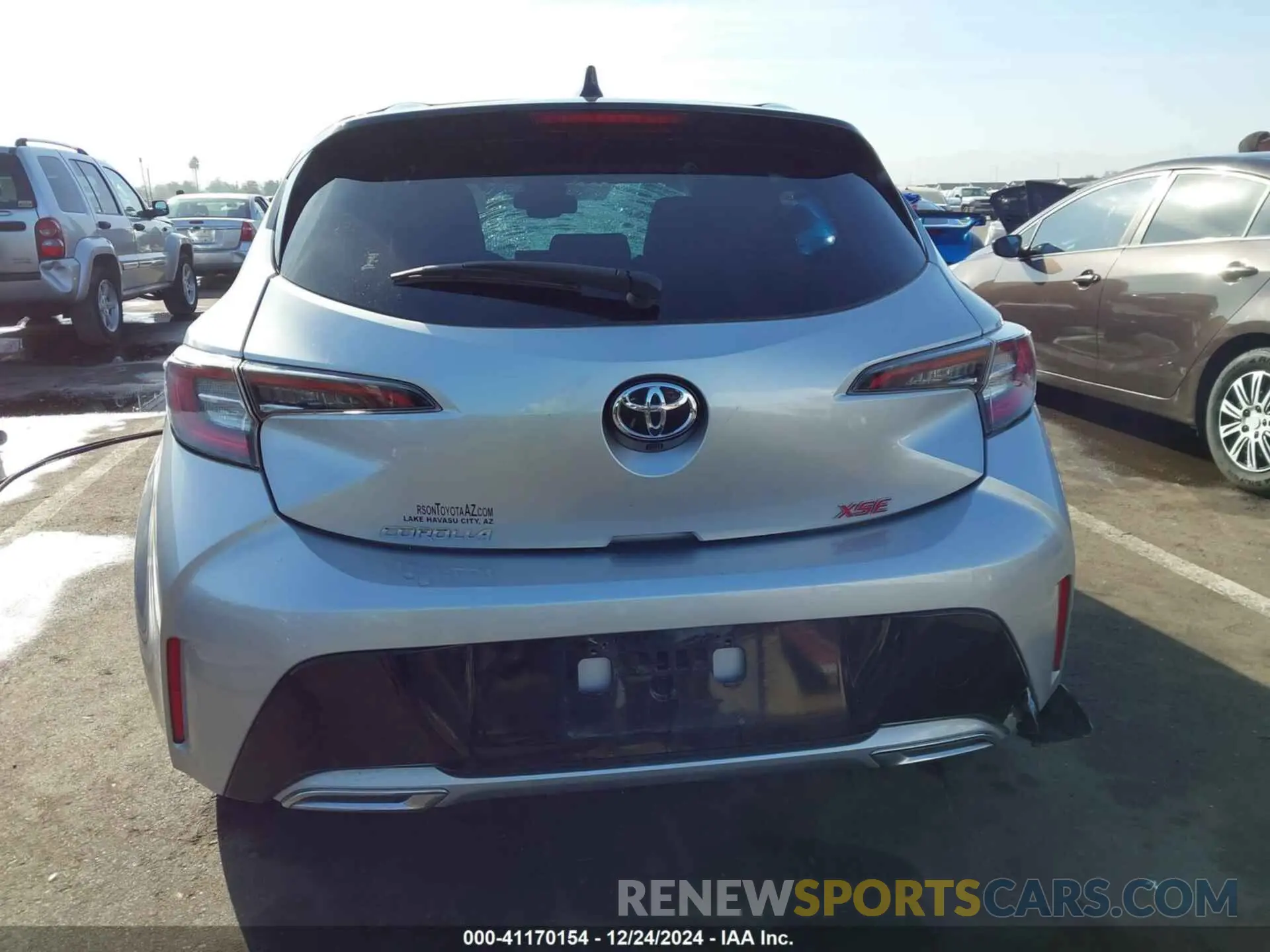 17 fotografías del automóvil dañado JTNC4MBE6M3137994 TOYOTA COROLLA 2021