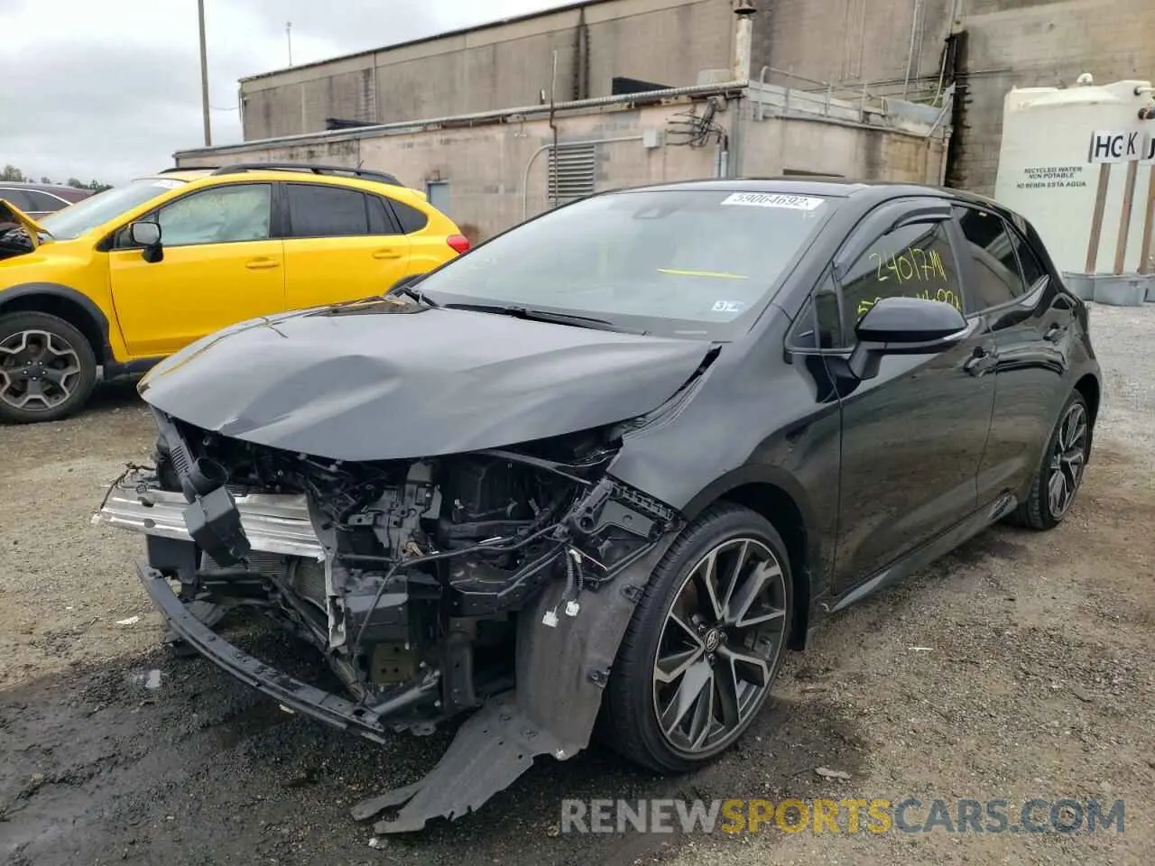 2 fotografías del automóvil dañado JTNC4MBE8M3122400 TOYOTA COROLLA 2021
