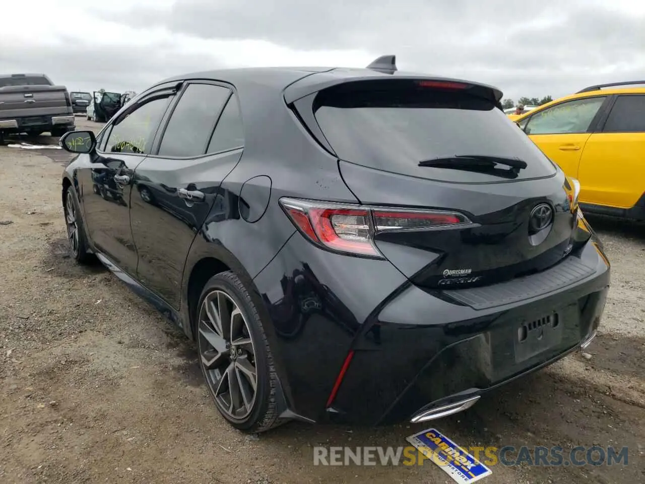 3 fotografías del automóvil dañado JTNC4MBE8M3122400 TOYOTA COROLLA 2021