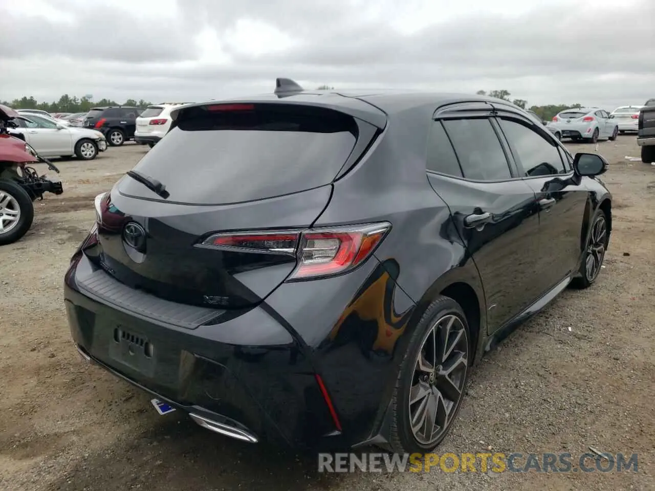 4 fotografías del automóvil dañado JTNC4MBE8M3122400 TOYOTA COROLLA 2021