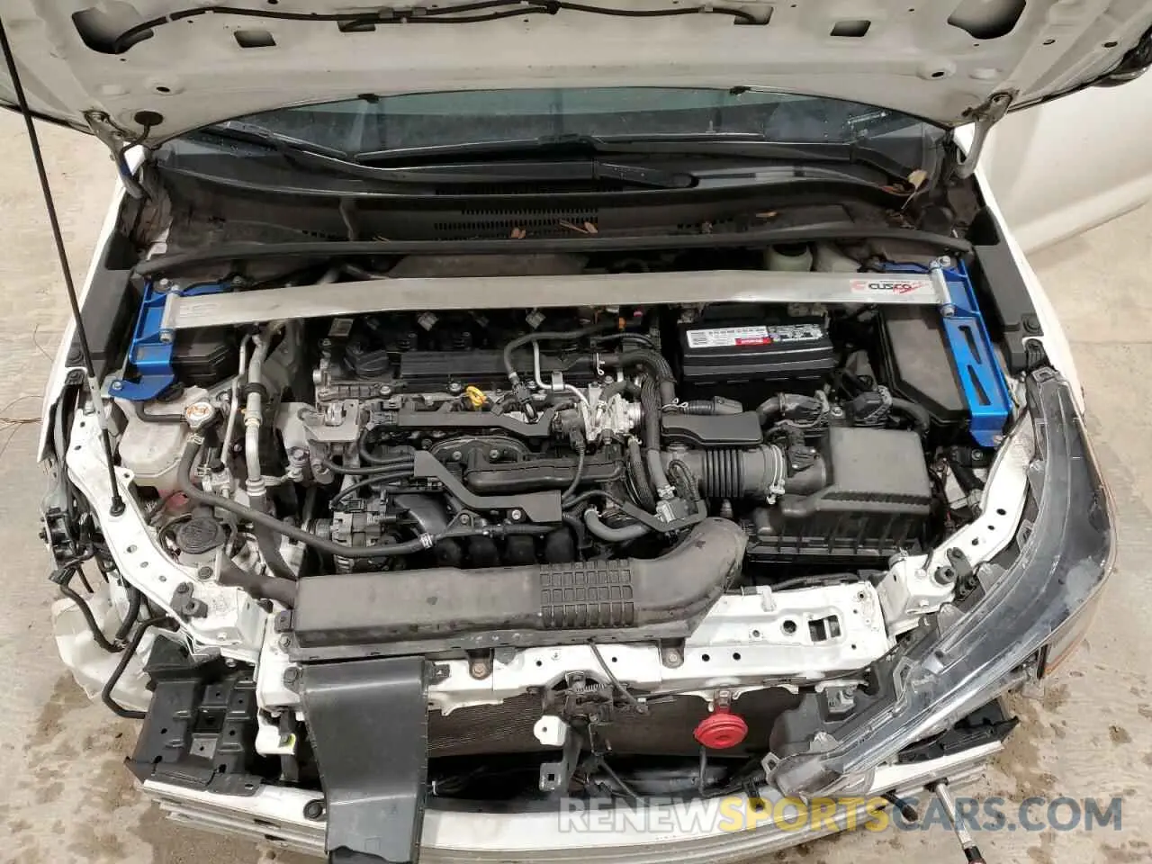 11 fotografías del automóvil dañado JTND4MBE0M3110536 TOYOTA COROLLA 2021