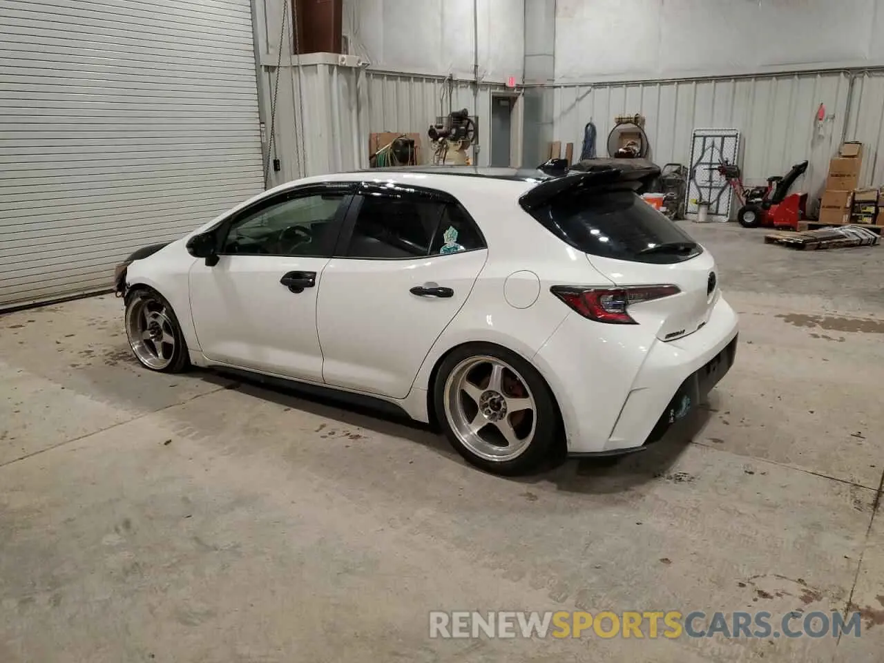 2 fotografías del automóvil dañado JTND4MBE0M3110536 TOYOTA COROLLA 2021