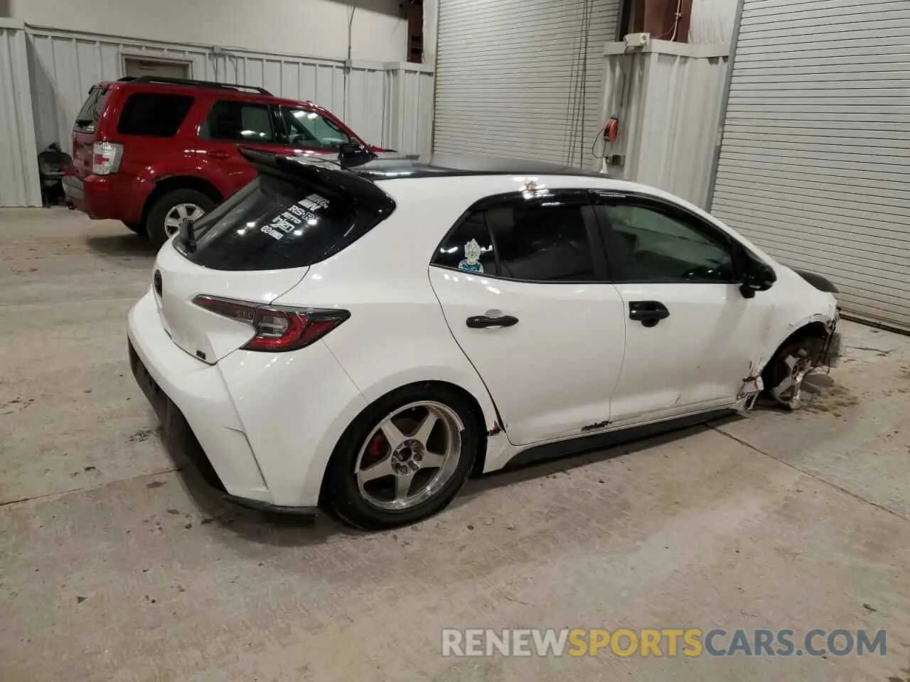 3 fotografías del automóvil dañado JTND4MBE0M3110536 TOYOTA COROLLA 2021