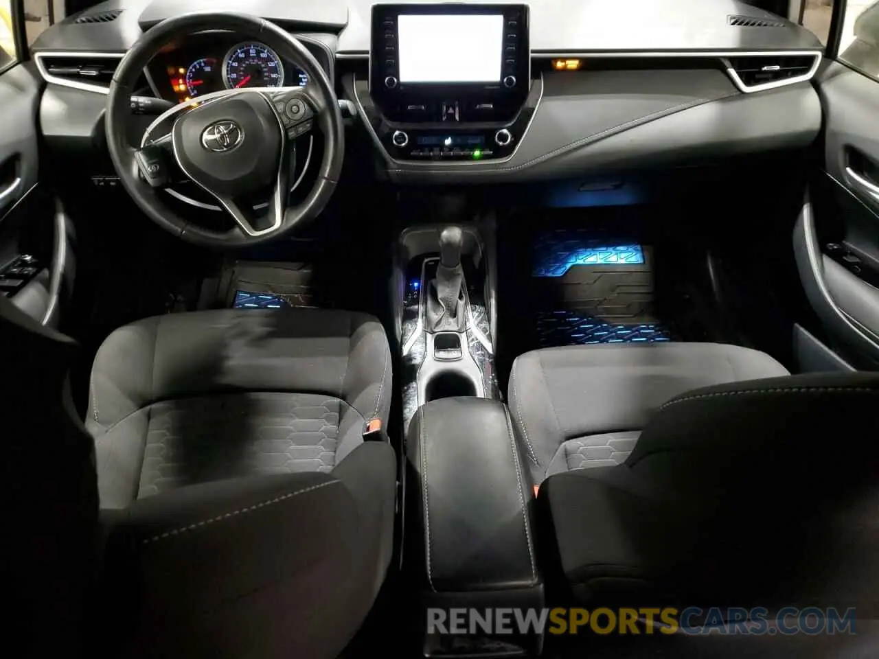 8 fotografías del automóvil dañado JTND4MBE0M3110536 TOYOTA COROLLA 2021