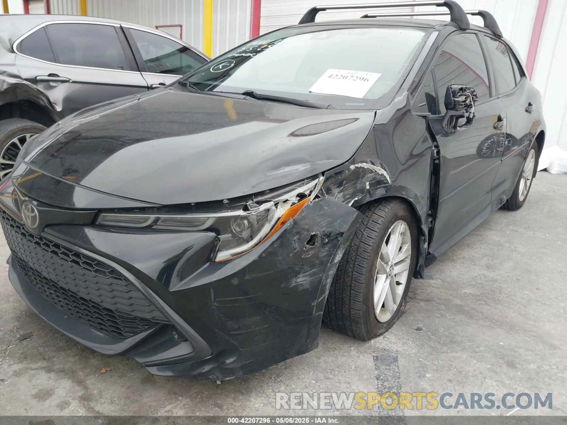 6 fotografías del automóvil dañado JTND4MBE0M3121357 TOYOTA COROLLA 2021