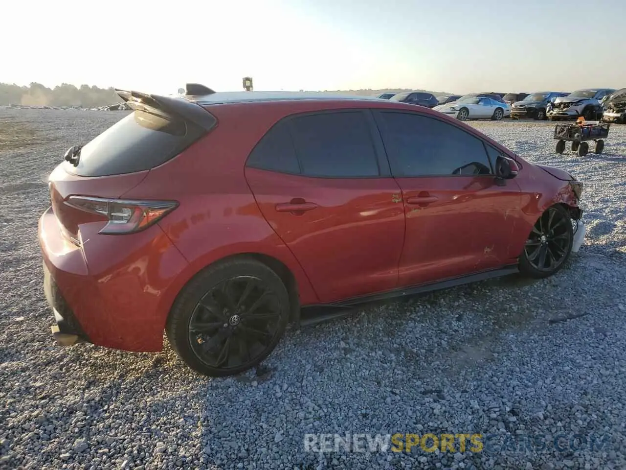 3 fotografías del automóvil dañado JTND4MBE1M3109041 TOYOTA COROLLA 2021