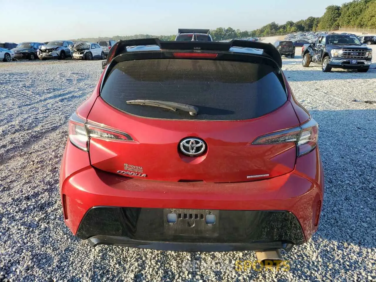 6 fotografías del automóvil dañado JTND4MBE1M3109041 TOYOTA COROLLA 2021