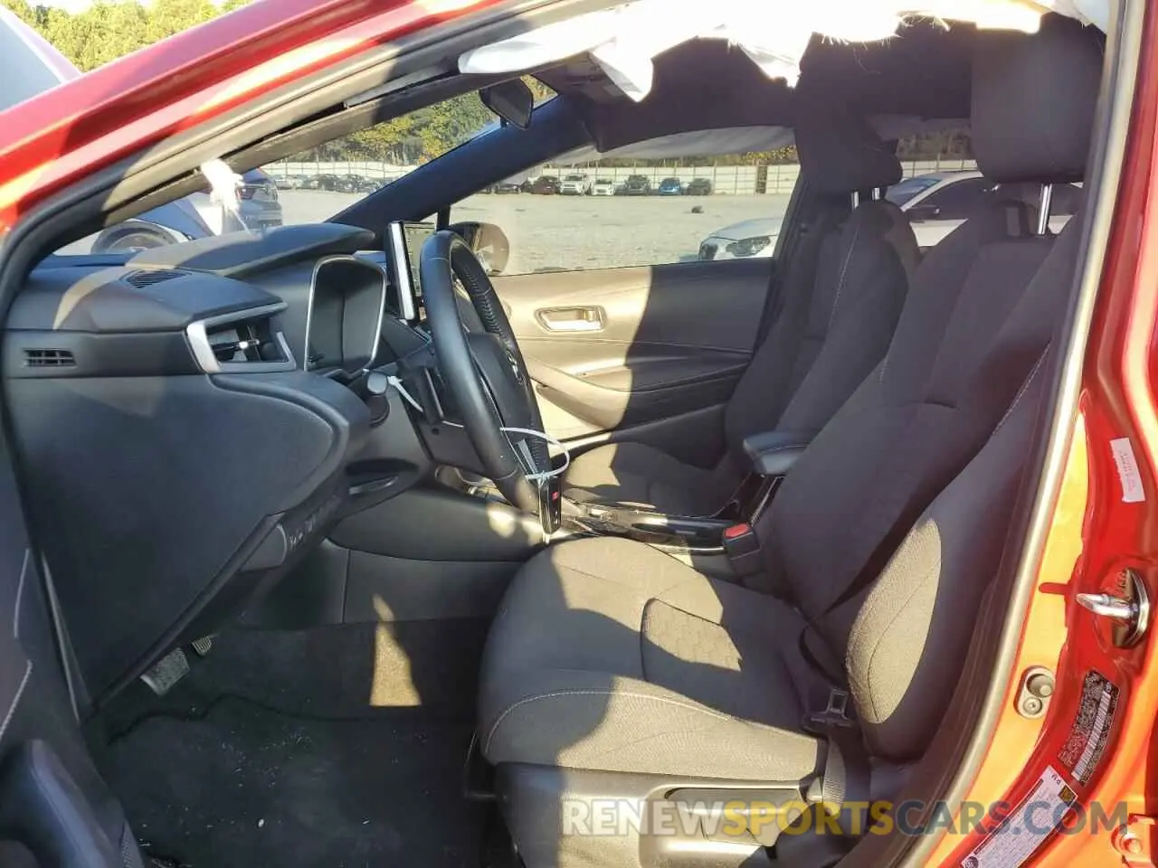 7 fotografías del automóvil dañado JTND4MBE1M3109041 TOYOTA COROLLA 2021