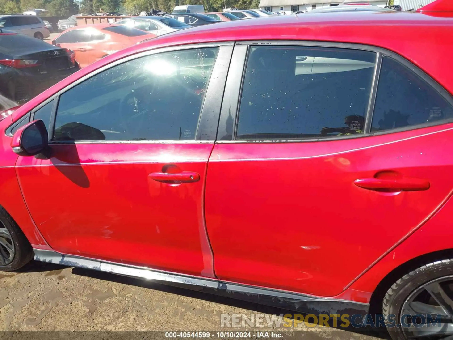 15 fotografías del automóvil dañado JTND4MBE1M3114949 TOYOTA COROLLA 2021
