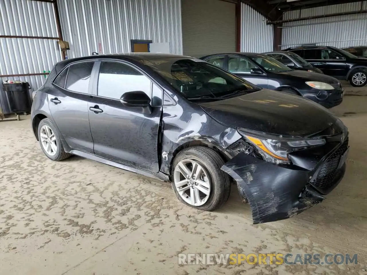 4 fotografías del automóvil dañado JTND4MBE1M3117043 TOYOTA COROLLA 2021