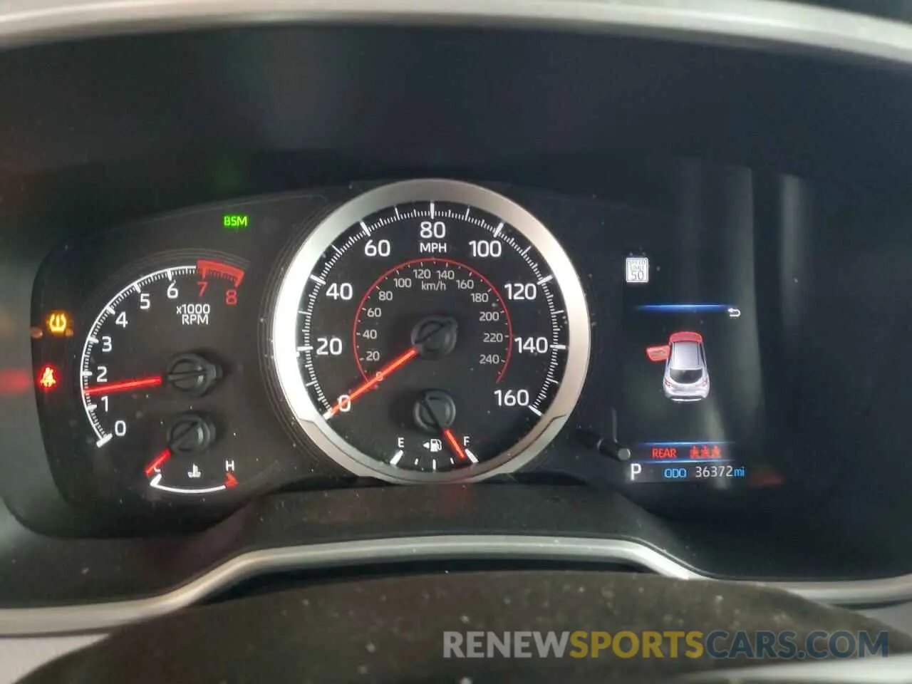 9 fotografías del automóvil dañado JTND4MBE1M3117043 TOYOTA COROLLA 2021