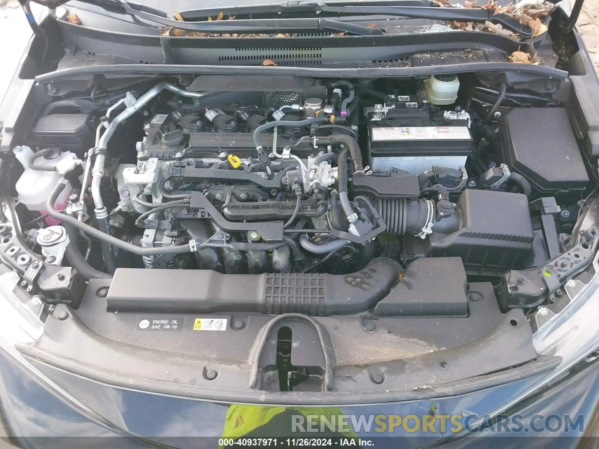 10 fotografías del automóvil dañado JTND4MBE1M3134621 TOYOTA COROLLA 2021
