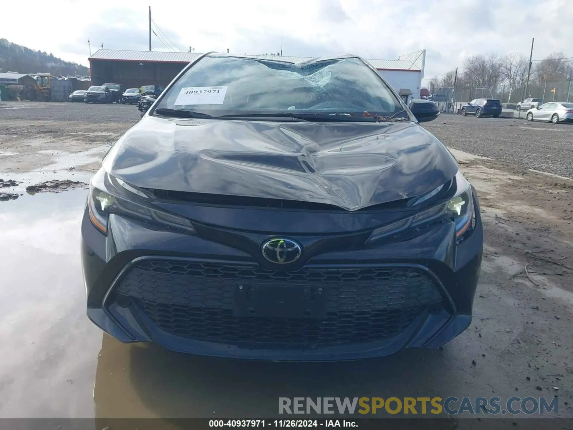 12 fotografías del automóvil dañado JTND4MBE1M3134621 TOYOTA COROLLA 2021