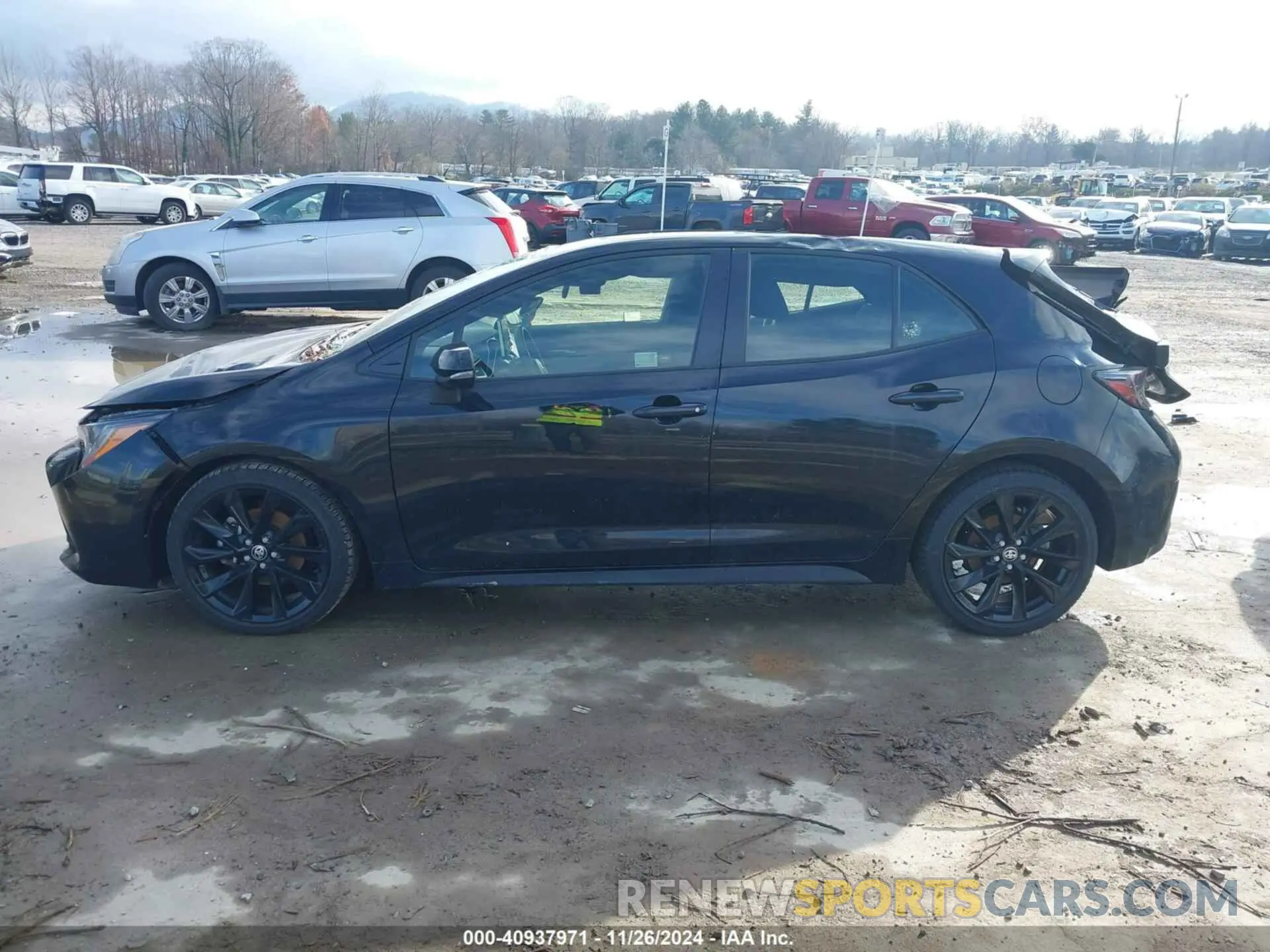 14 fotografías del automóvil dañado JTND4MBE1M3134621 TOYOTA COROLLA 2021