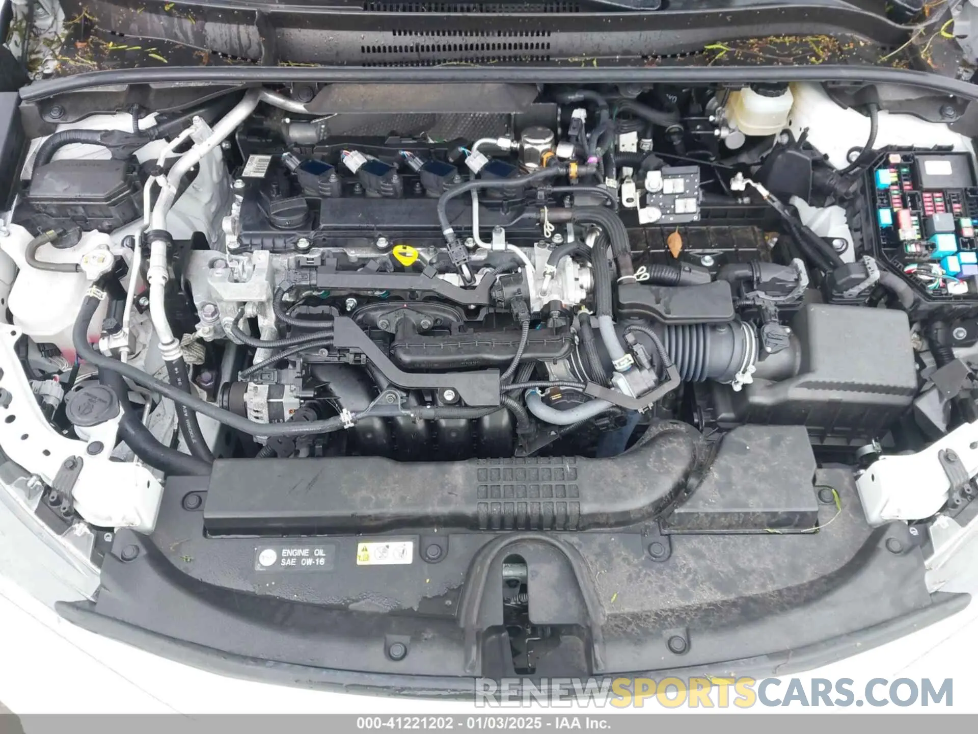 10 fotografías del automóvil dañado JTND4MBE1M3135655 TOYOTA COROLLA 2021