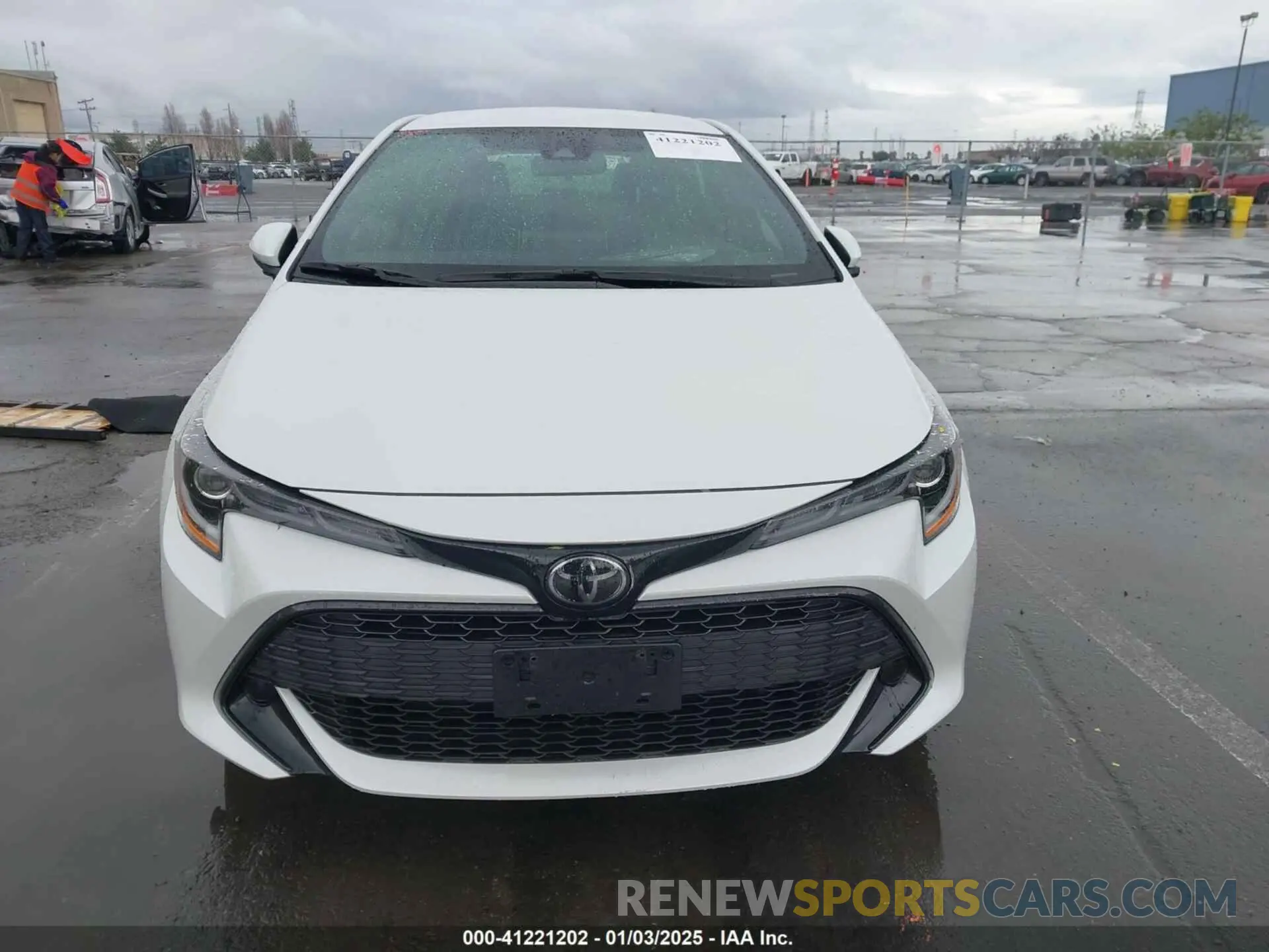 11 fotografías del automóvil dañado JTND4MBE1M3135655 TOYOTA COROLLA 2021