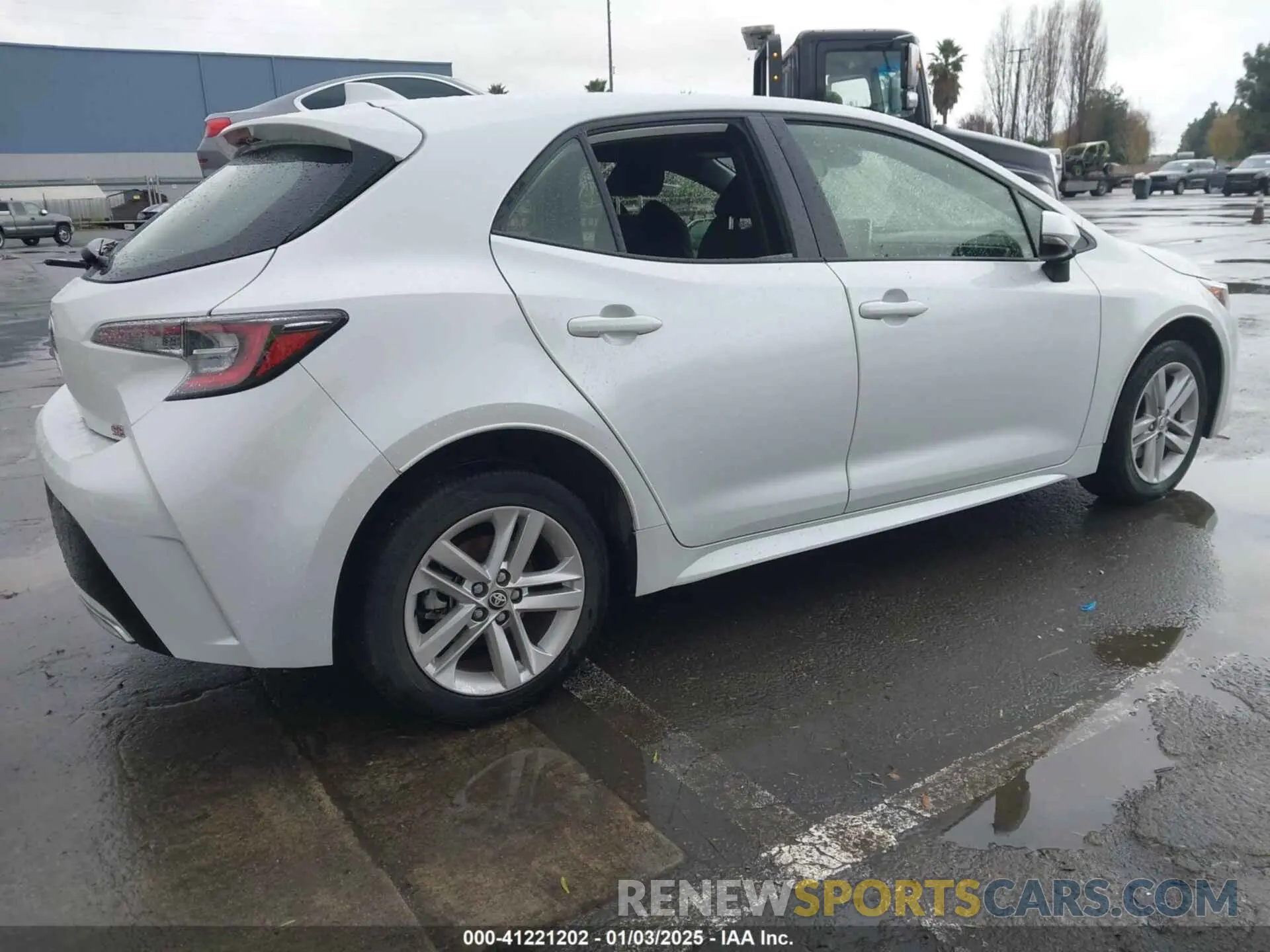 4 fotografías del automóvil dañado JTND4MBE1M3135655 TOYOTA COROLLA 2021