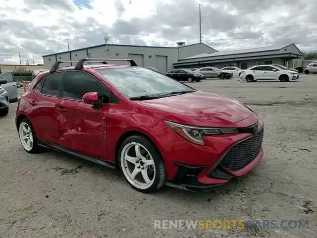 13 fotografías del automóvil dañado JTND4MBE2M3106889 TOYOTA COROLLA 2021