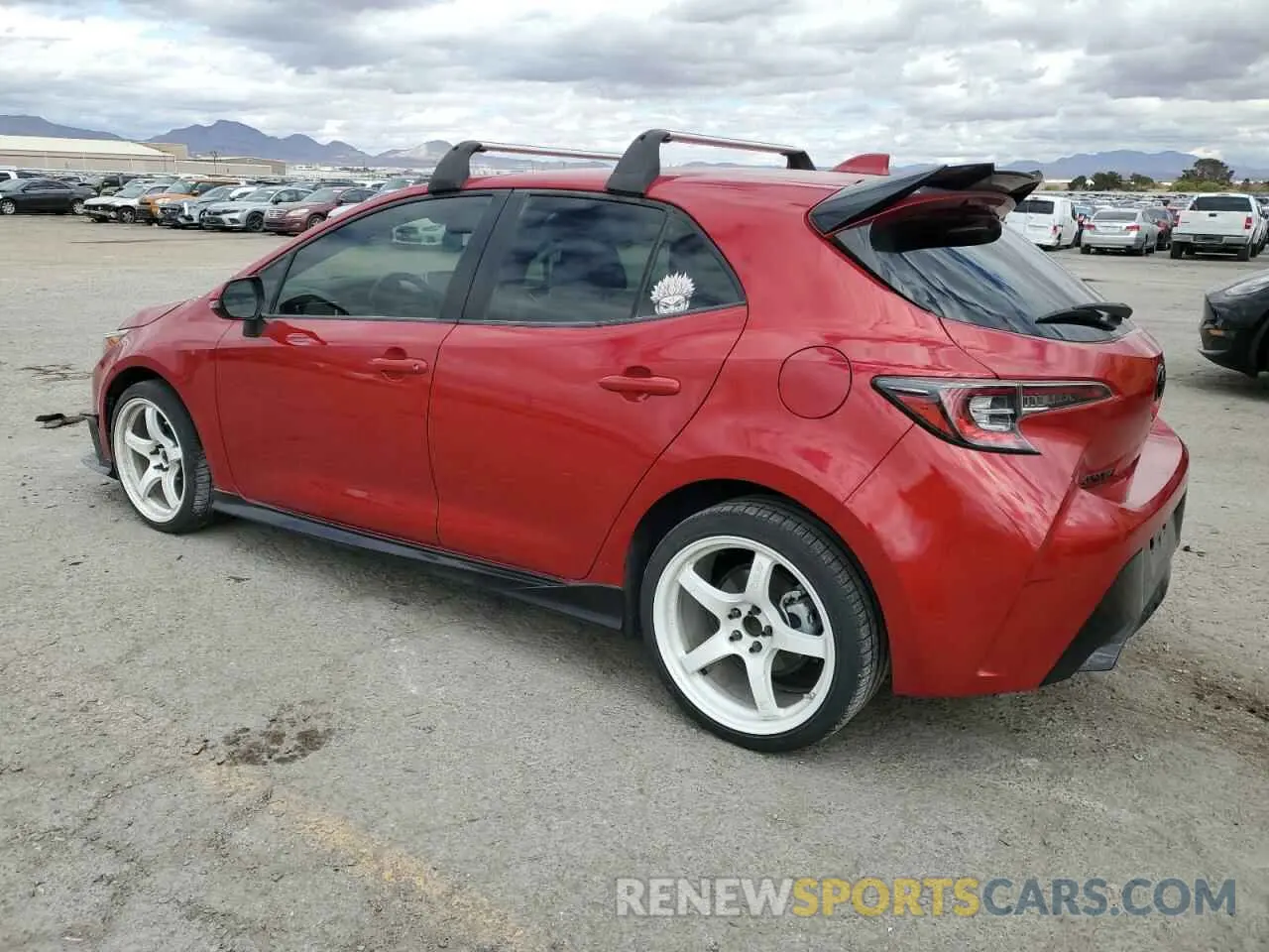2 fotografías del automóvil dañado JTND4MBE2M3106889 TOYOTA COROLLA 2021