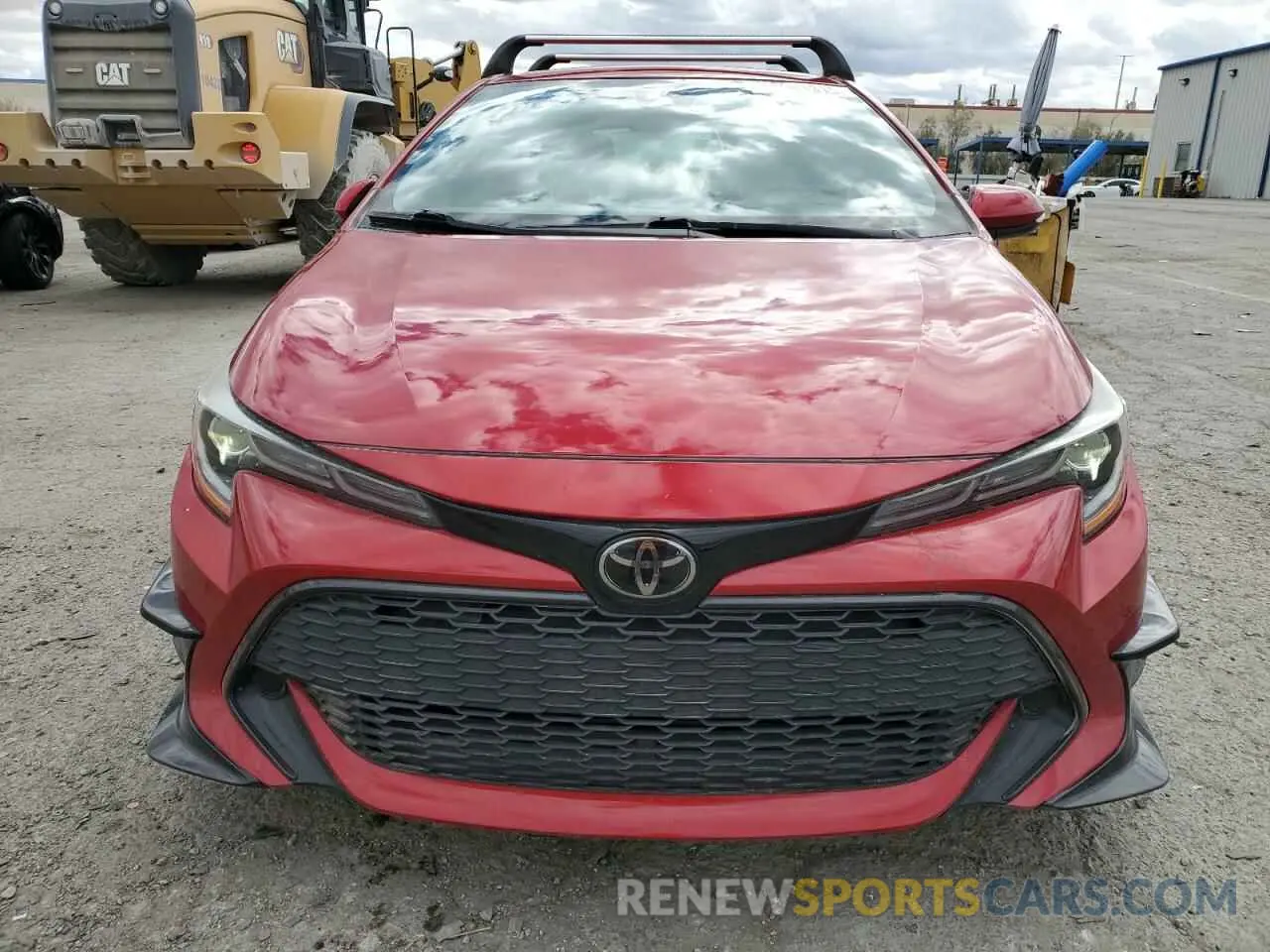 5 fotografías del automóvil dañado JTND4MBE2M3106889 TOYOTA COROLLA 2021