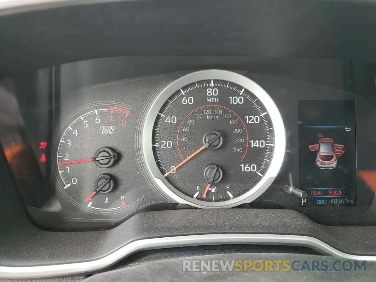 9 fotografías del automóvil dañado JTND4MBE2M3106889 TOYOTA COROLLA 2021