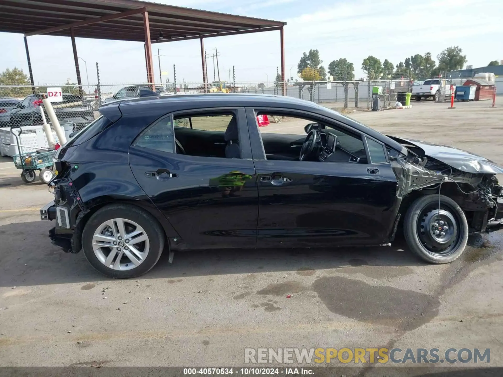 14 fotografías del automóvil dañado JTND4MBE2M3112157 TOYOTA COROLLA 2021