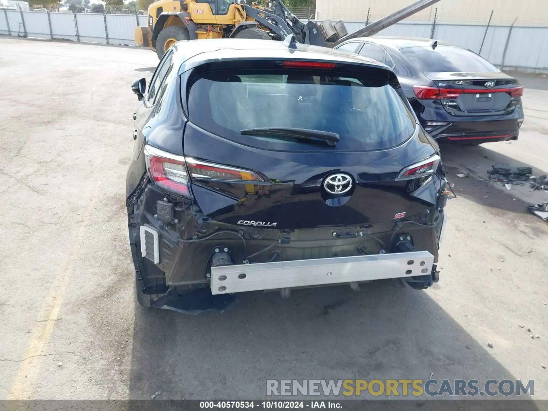 17 fotografías del automóvil dañado JTND4MBE2M3112157 TOYOTA COROLLA 2021