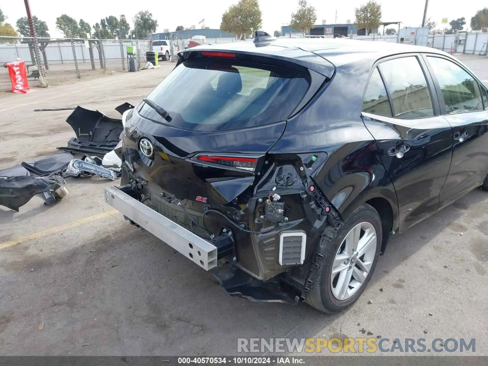 22 fotografías del automóvil dañado JTND4MBE2M3112157 TOYOTA COROLLA 2021