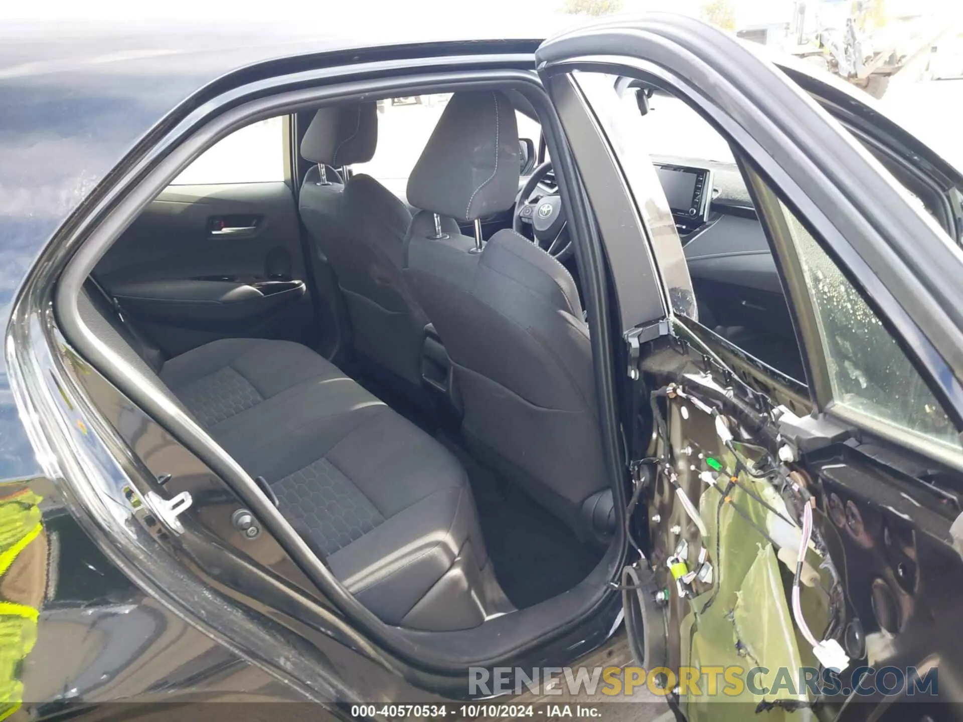 8 fotografías del automóvil dañado JTND4MBE2M3112157 TOYOTA COROLLA 2021