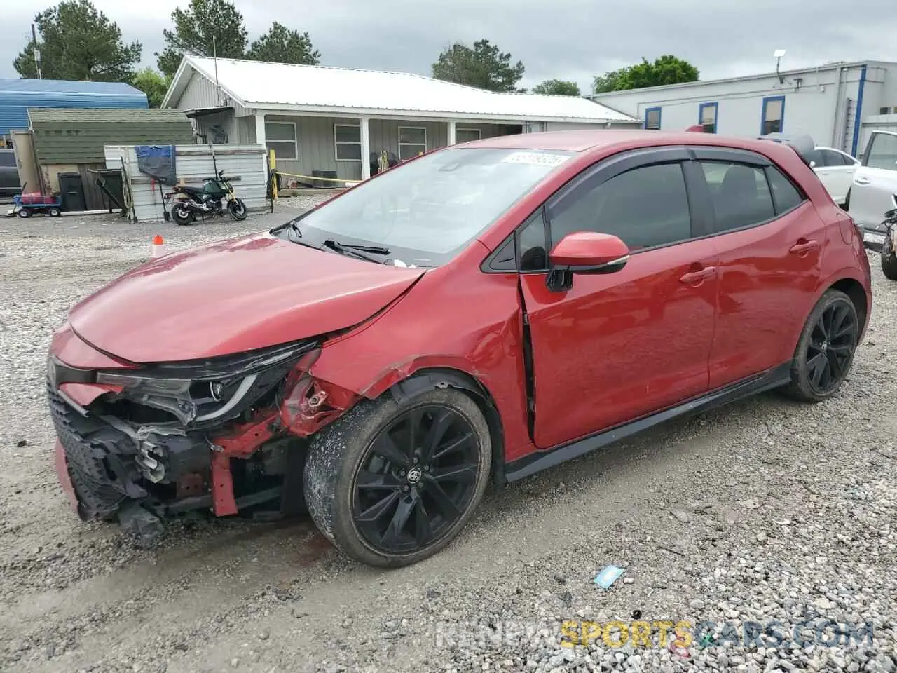 1 fotografías del automóvil dañado JTND4MBE2M3115026 TOYOTA COROLLA 2021