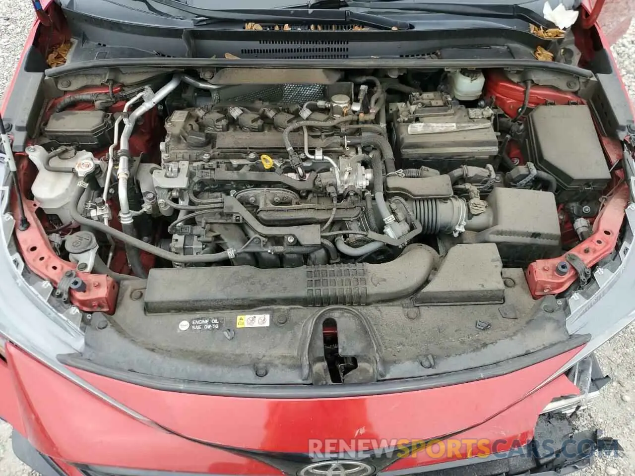 11 fotografías del automóvil dañado JTND4MBE2M3115026 TOYOTA COROLLA 2021