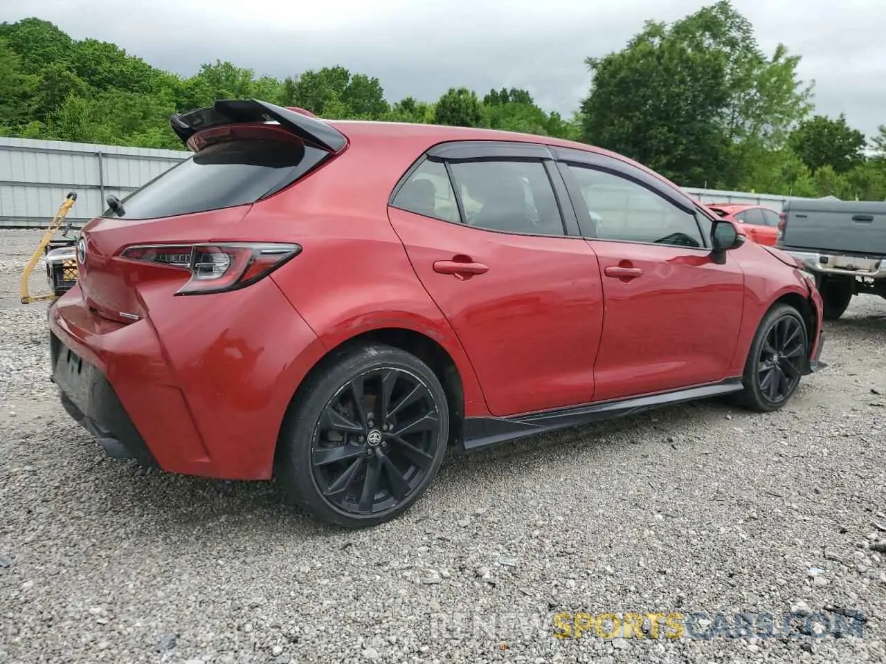 3 fotografías del automóvil dañado JTND4MBE2M3115026 TOYOTA COROLLA 2021