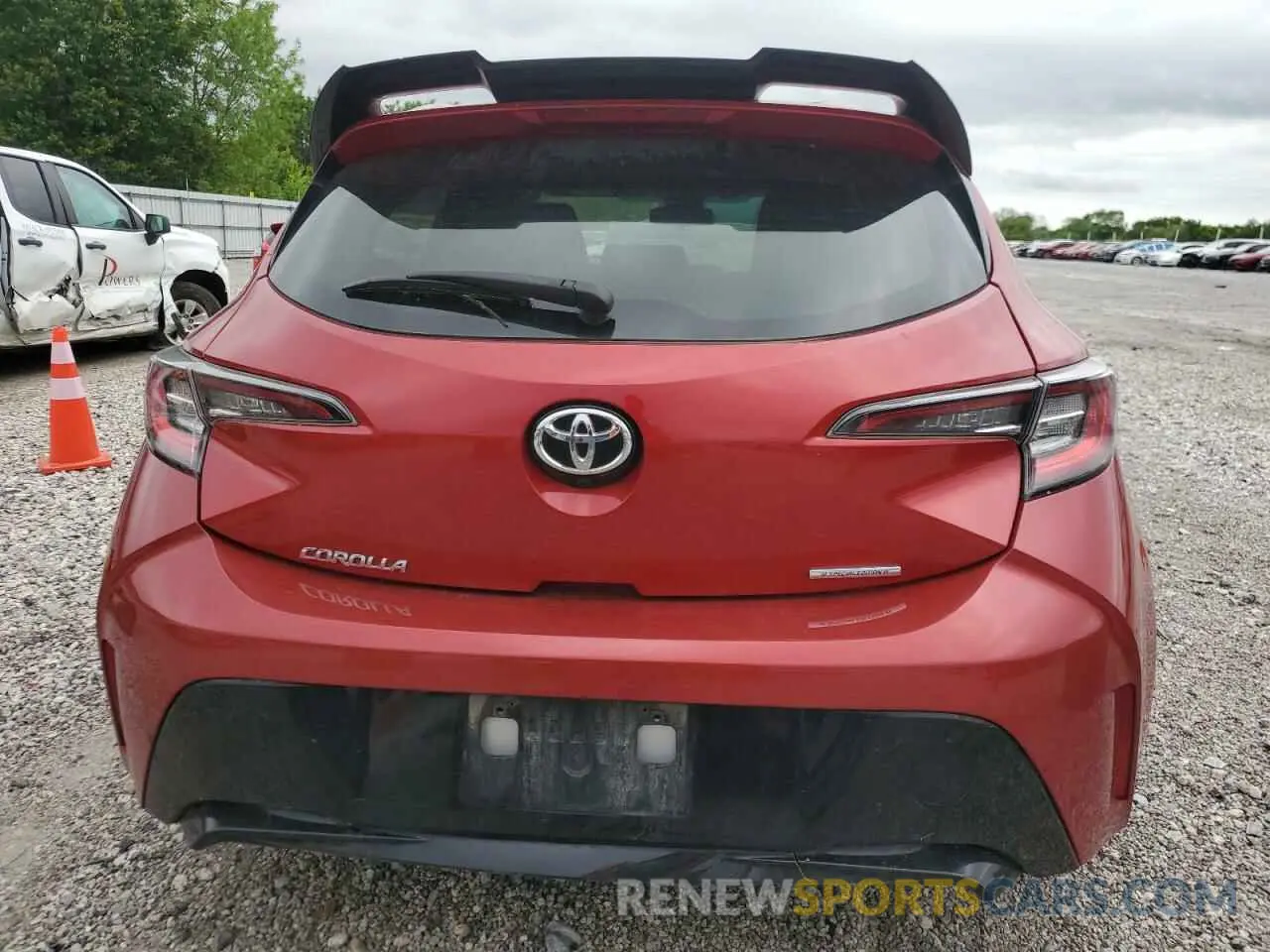 6 fotografías del automóvil dañado JTND4MBE2M3115026 TOYOTA COROLLA 2021