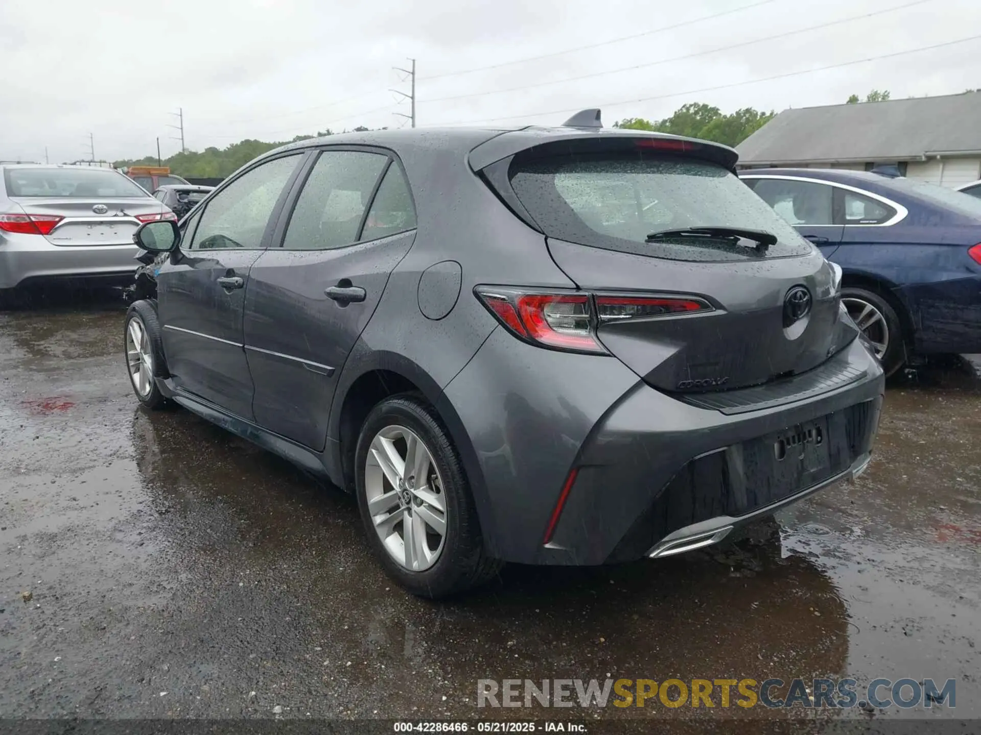 3 fotografías del automóvil dañado JTND4MBE2M3123157 TOYOTA COROLLA 2021