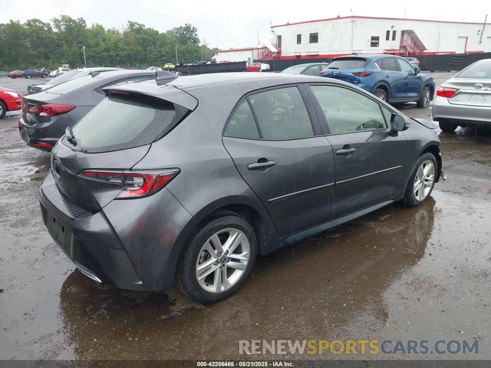 4 fotografías del automóvil dañado JTND4MBE2M3123157 TOYOTA COROLLA 2021