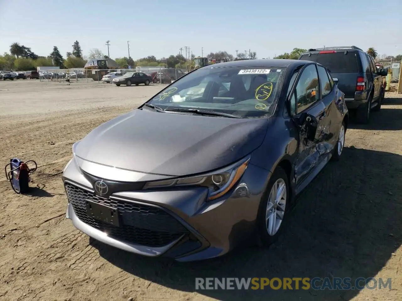2 fotografías del automóvil dañado JTND4MBE2M3137981 TOYOTA COROLLA 2021