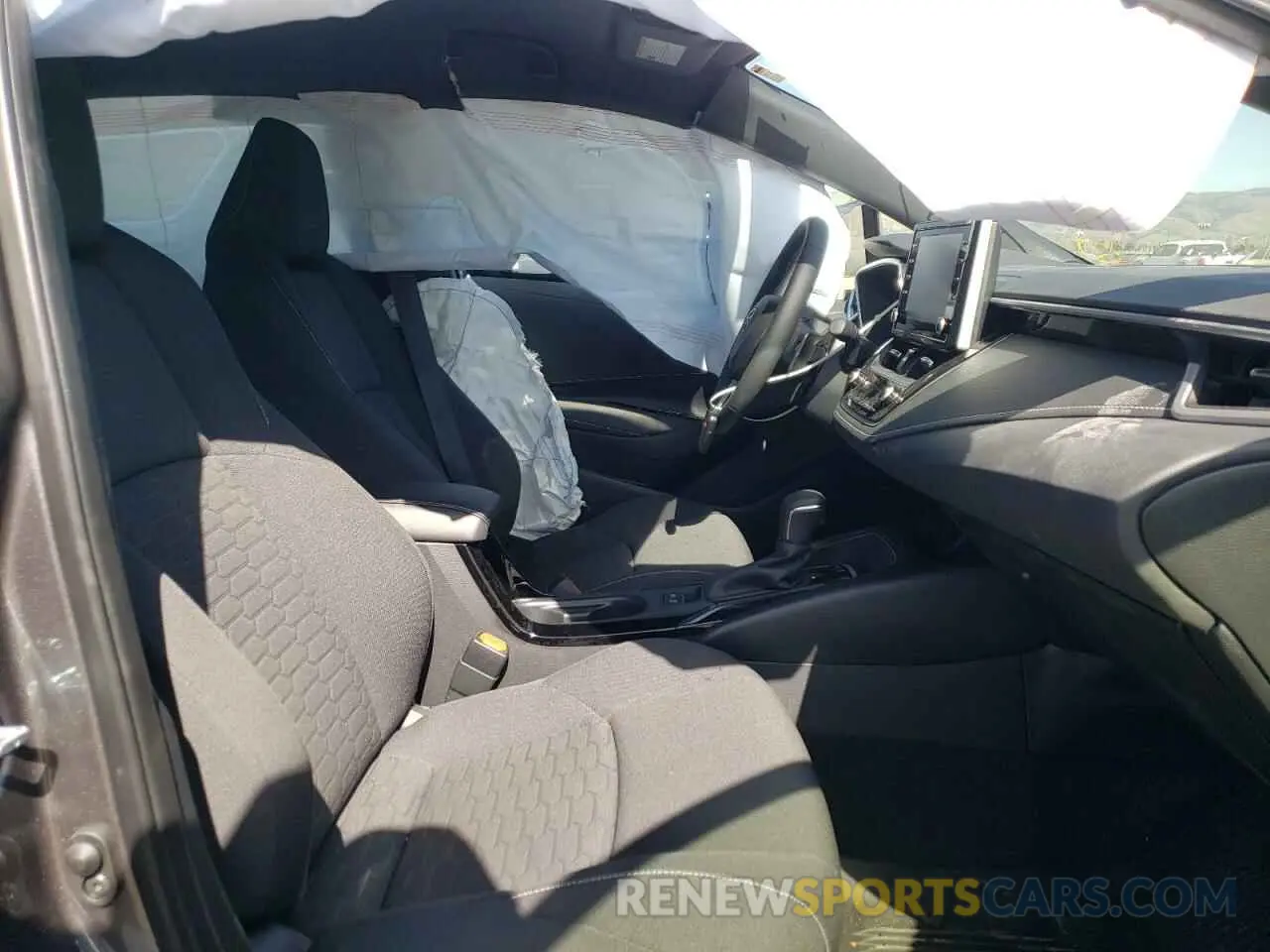 5 fotografías del automóvil dañado JTND4MBE2M3137981 TOYOTA COROLLA 2021