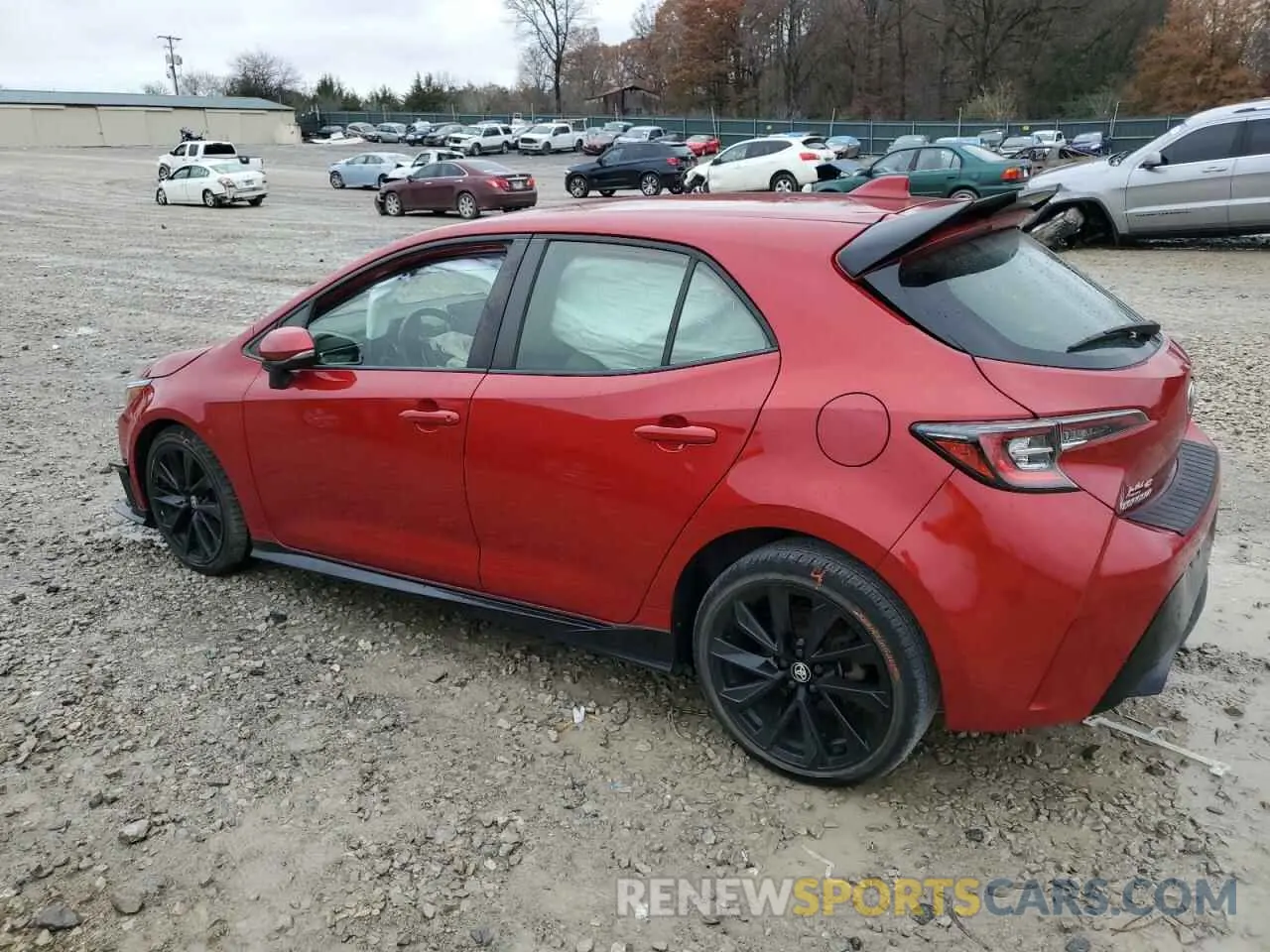 2 fotografías del automóvil dañado JTND4MBE3M3109820 TOYOTA COROLLA 2021