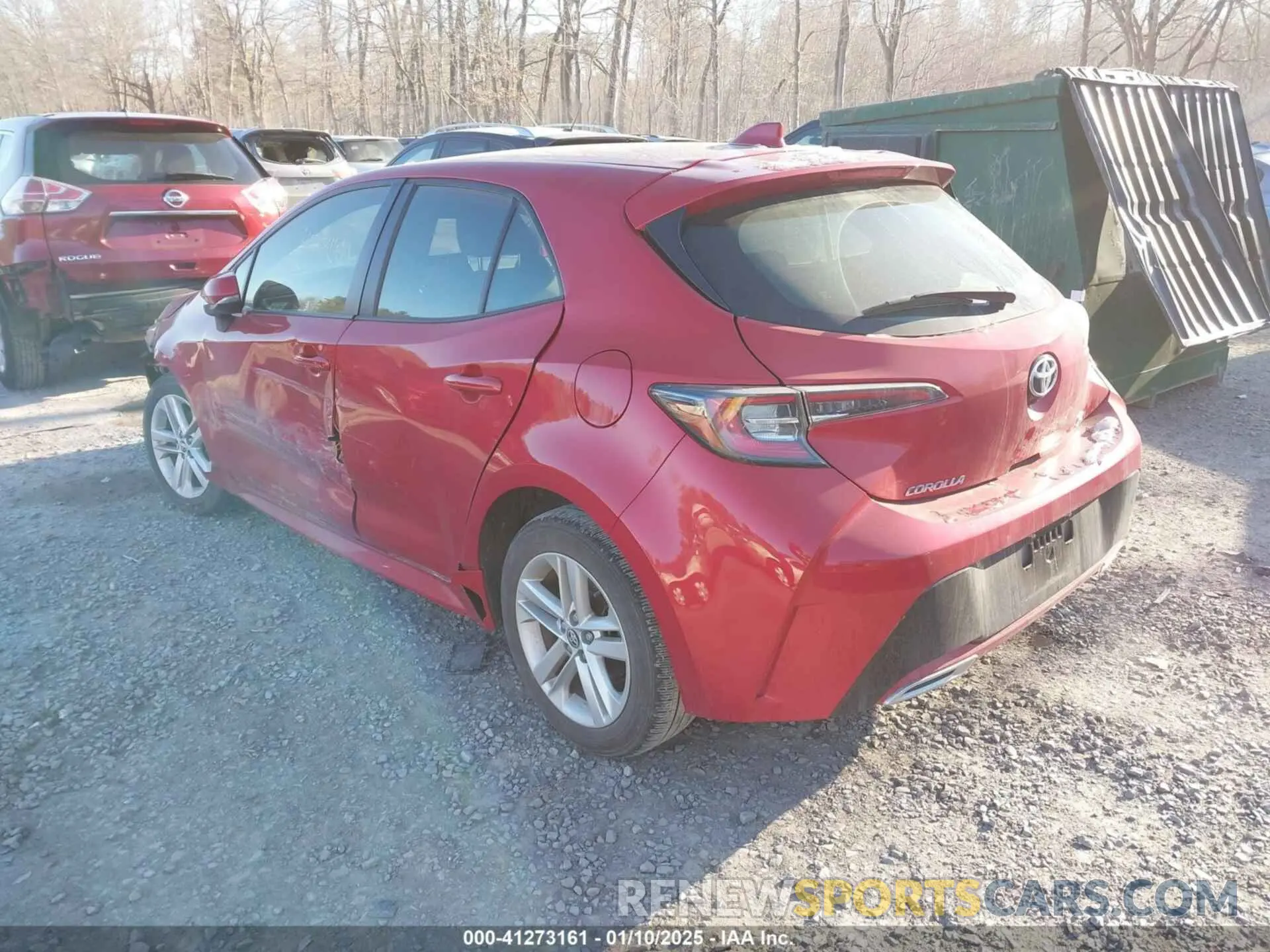 3 fotografías del automóvil dañado JTND4MBE3M3119277 TOYOTA COROLLA 2021