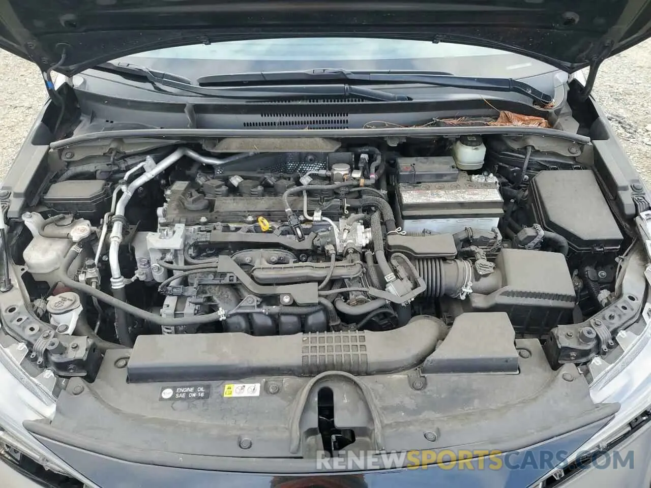 11 fotografías del automóvil dañado JTND4MBE3M3122633 TOYOTA COROLLA 2021