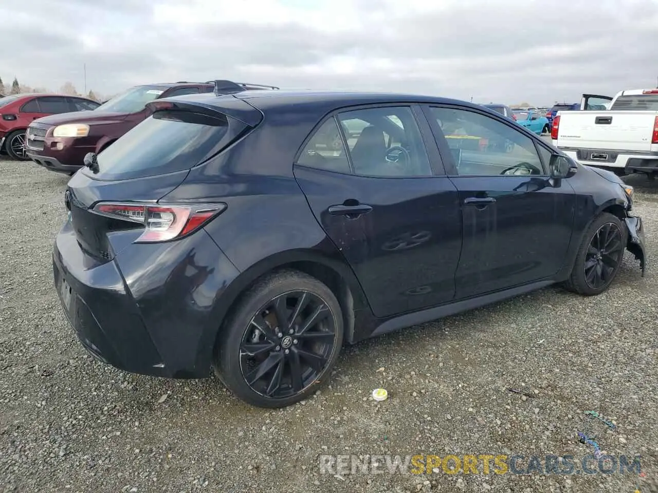 3 fotografías del automóvil dañado JTND4MBE3M3122633 TOYOTA COROLLA 2021