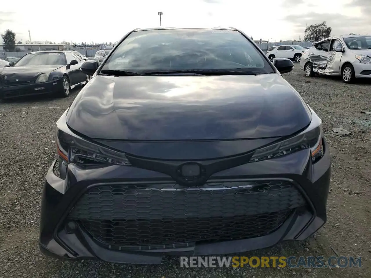 5 fotografías del automóvil dañado JTND4MBE3M3122633 TOYOTA COROLLA 2021