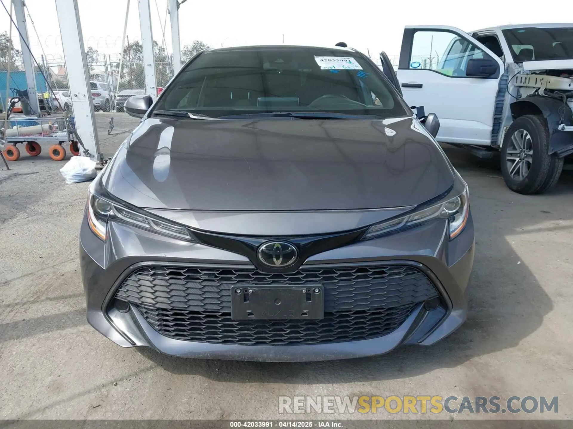 12 fotografías del automóvil dañado JTND4MBE3M3127668 TOYOTA COROLLA 2021