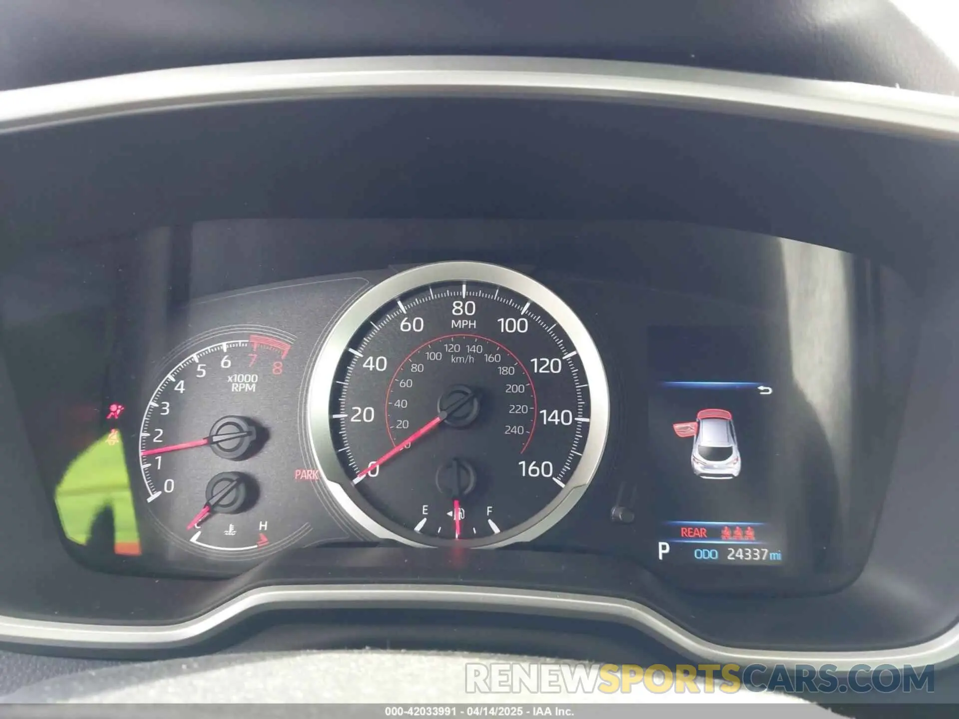 7 fotografías del automóvil dañado JTND4MBE3M3127668 TOYOTA COROLLA 2021