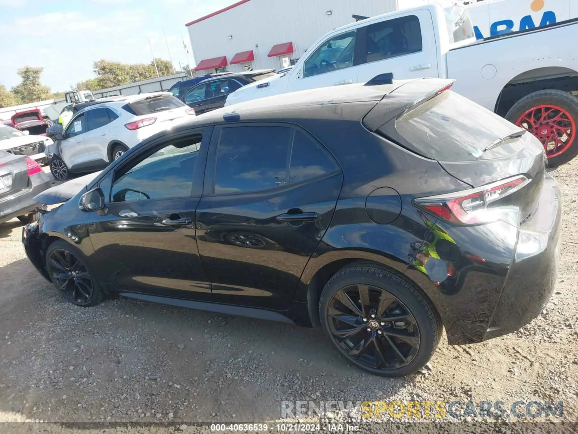 14 fotografías del automóvil dañado JTND4MBE4M3106411 TOYOTA COROLLA 2021