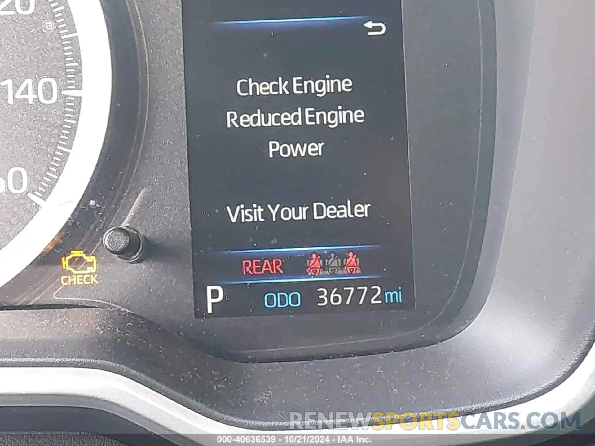15 fotografías del automóvil dañado JTND4MBE4M3106411 TOYOTA COROLLA 2021